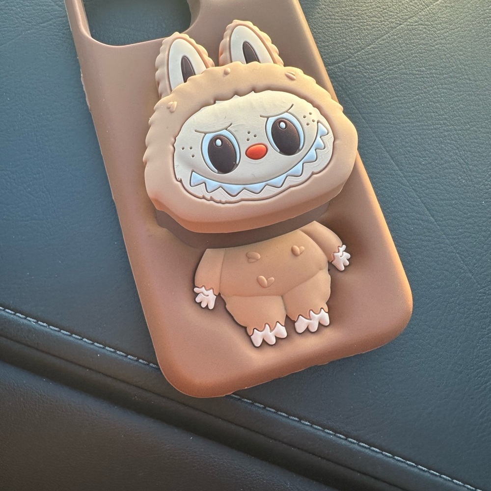 Brown Kids Phone Case with Cute Character